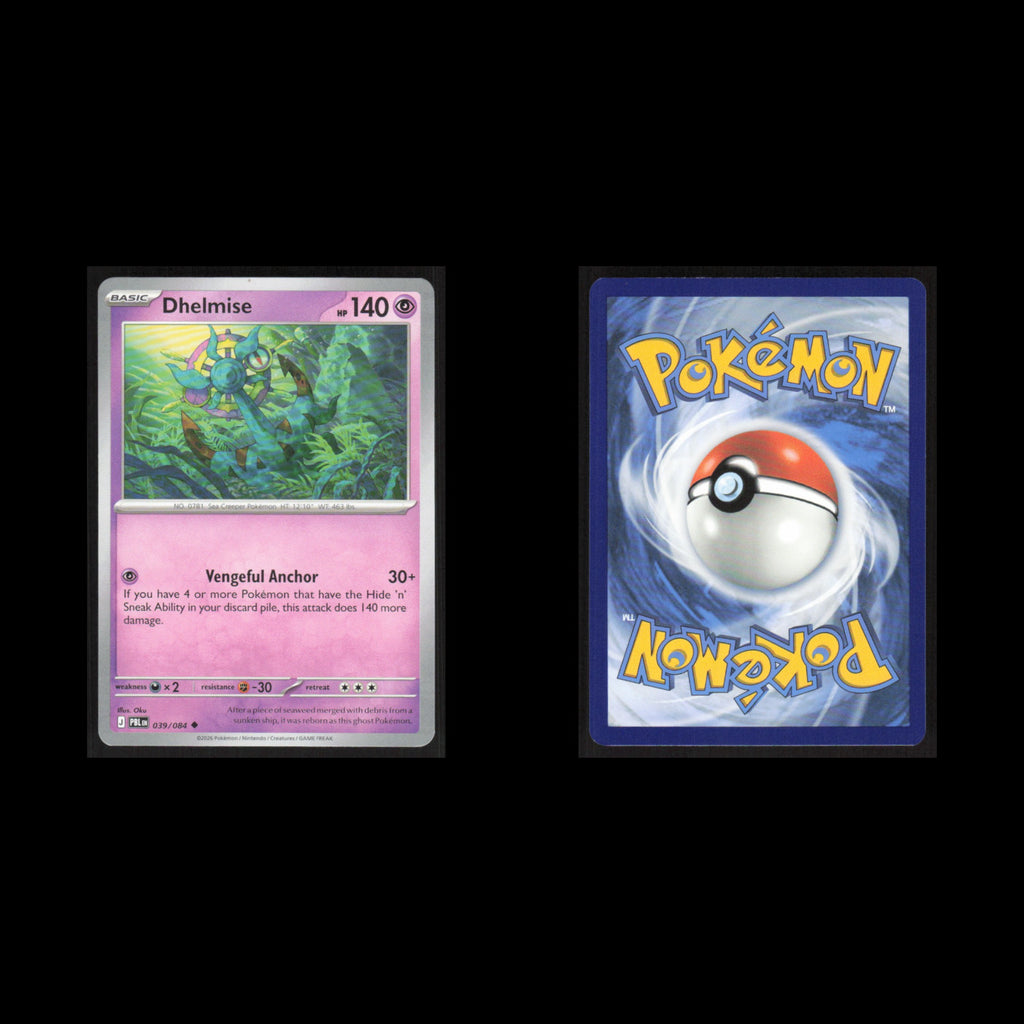 Dhelmise #039/084 2026 Pokemon Mega Evolutions Pitch Black  NM