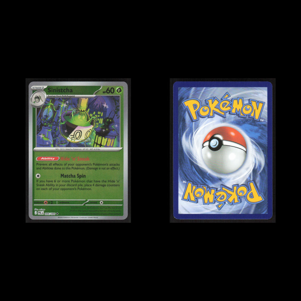 Sinistcha Holo #006/084 2026 Pokemon Mega Evolutions Pitch Black  NM