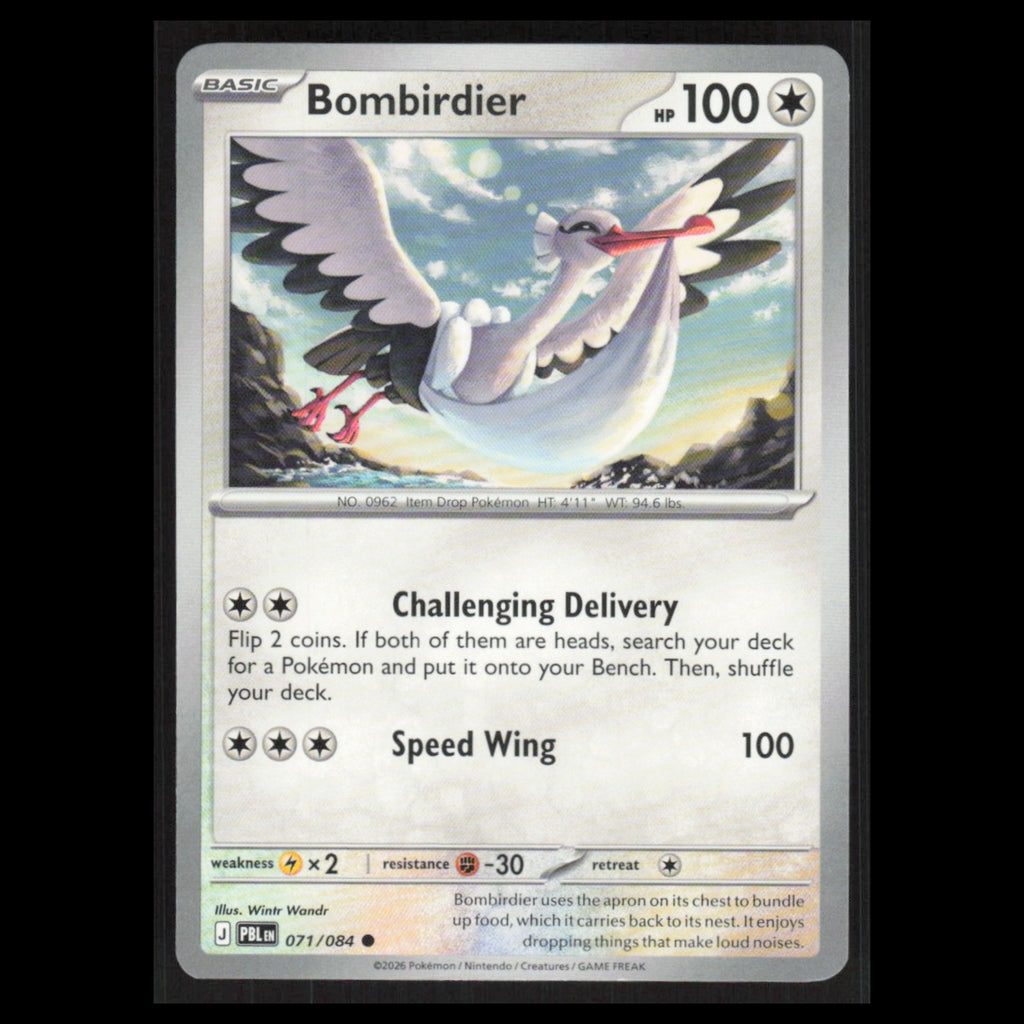 Bombirdier #071/084 2026 Pokemon Mega Evolutions Pitch Black  NM