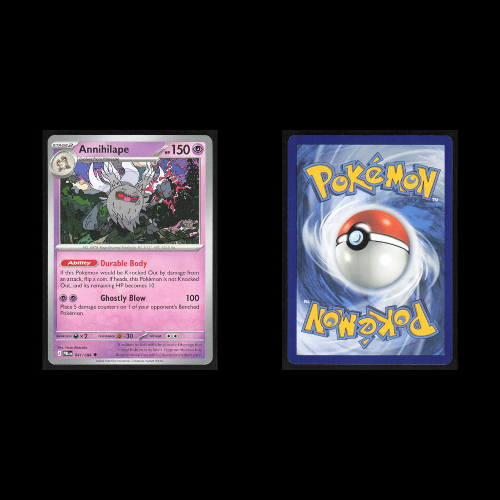 Annihilape #041/084 2026 Pokemon Mega Evolutions Pitch Black  NM