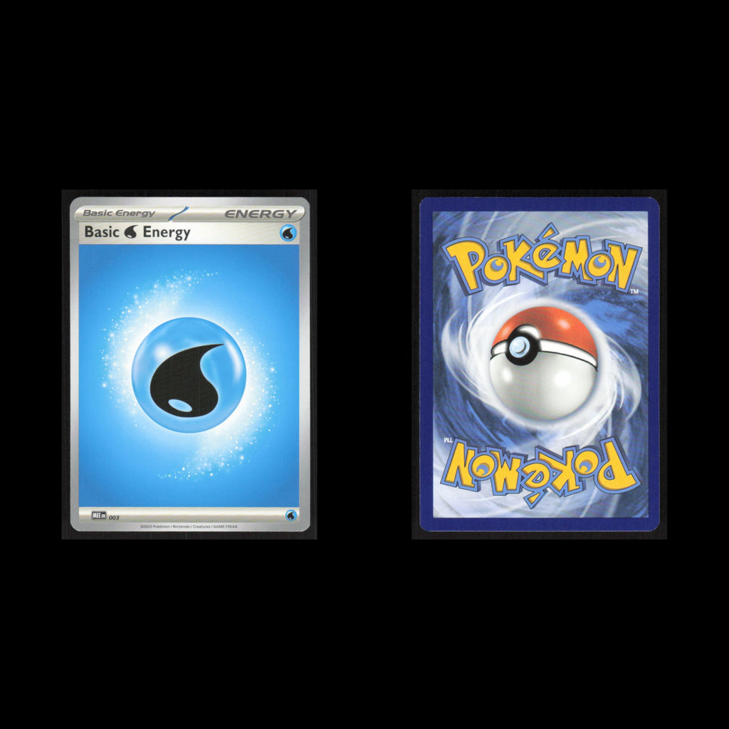 Basic Water Energy #3 2026 Pokemon Mega Evolutions Pitch Black  NM