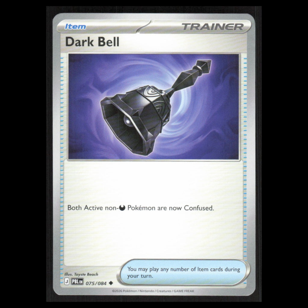 Dark Bell #075/084 Pokemon Mega Evolutions Pitch Black  NM