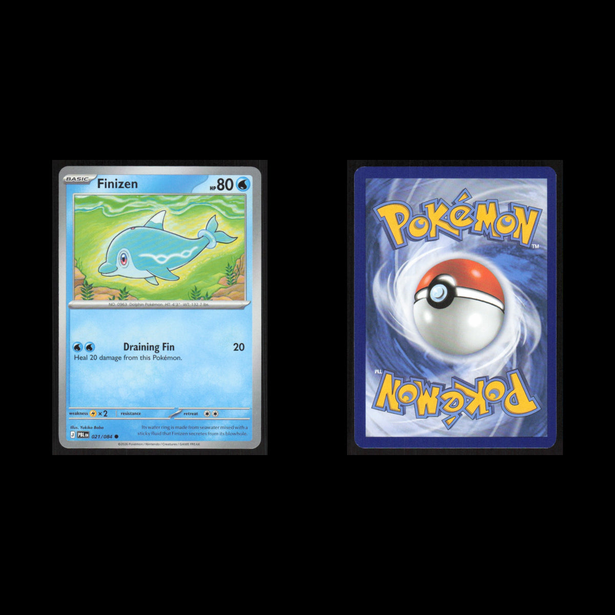 Finizen #021/084 2026 Pokemon Mega Evolutions Pitch Black  NM