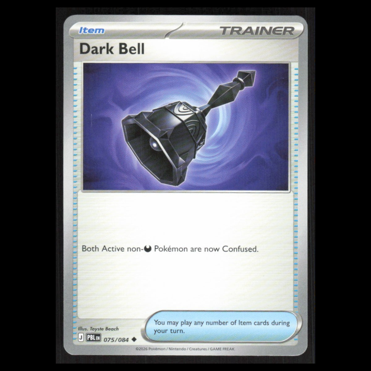 Dark Bell #075/084 Pokemon Mega Evolutions Pitch Black  NM