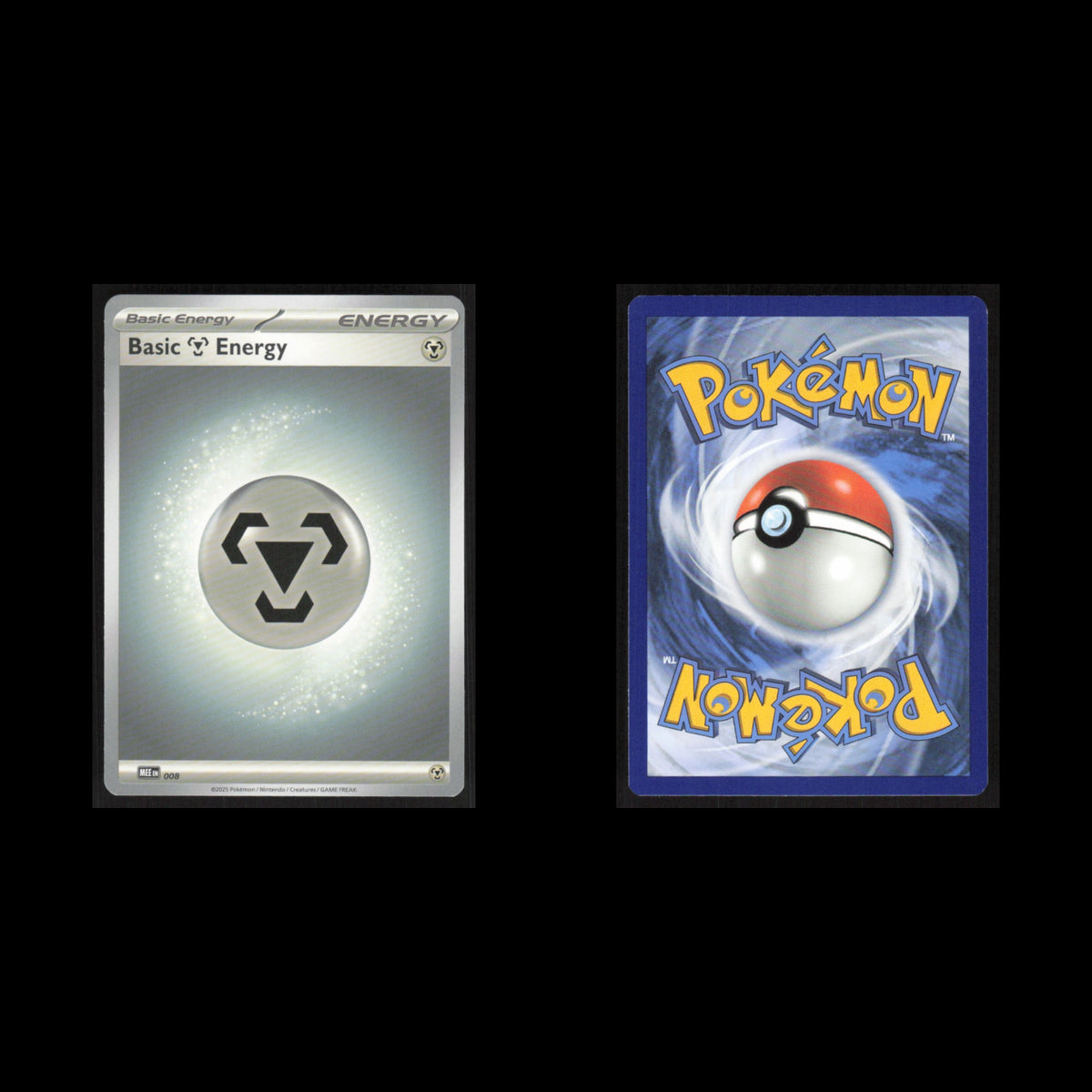 Basic Steel Energy #8 2026 Pokemon Mega Evolutions Pitch Black  NM
