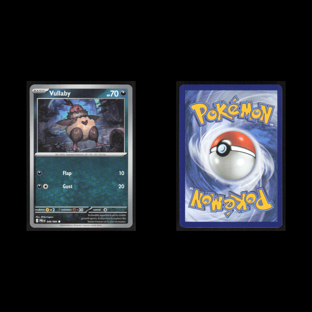 Vullaby #049/084 2026  Pokemon Mega Evolutions Pitch Black NM