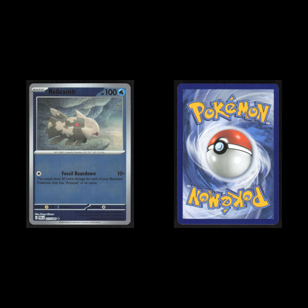 Relicanth Holo #017/084 2026 Pokemon Mega Evolutions Pitch Black  NM