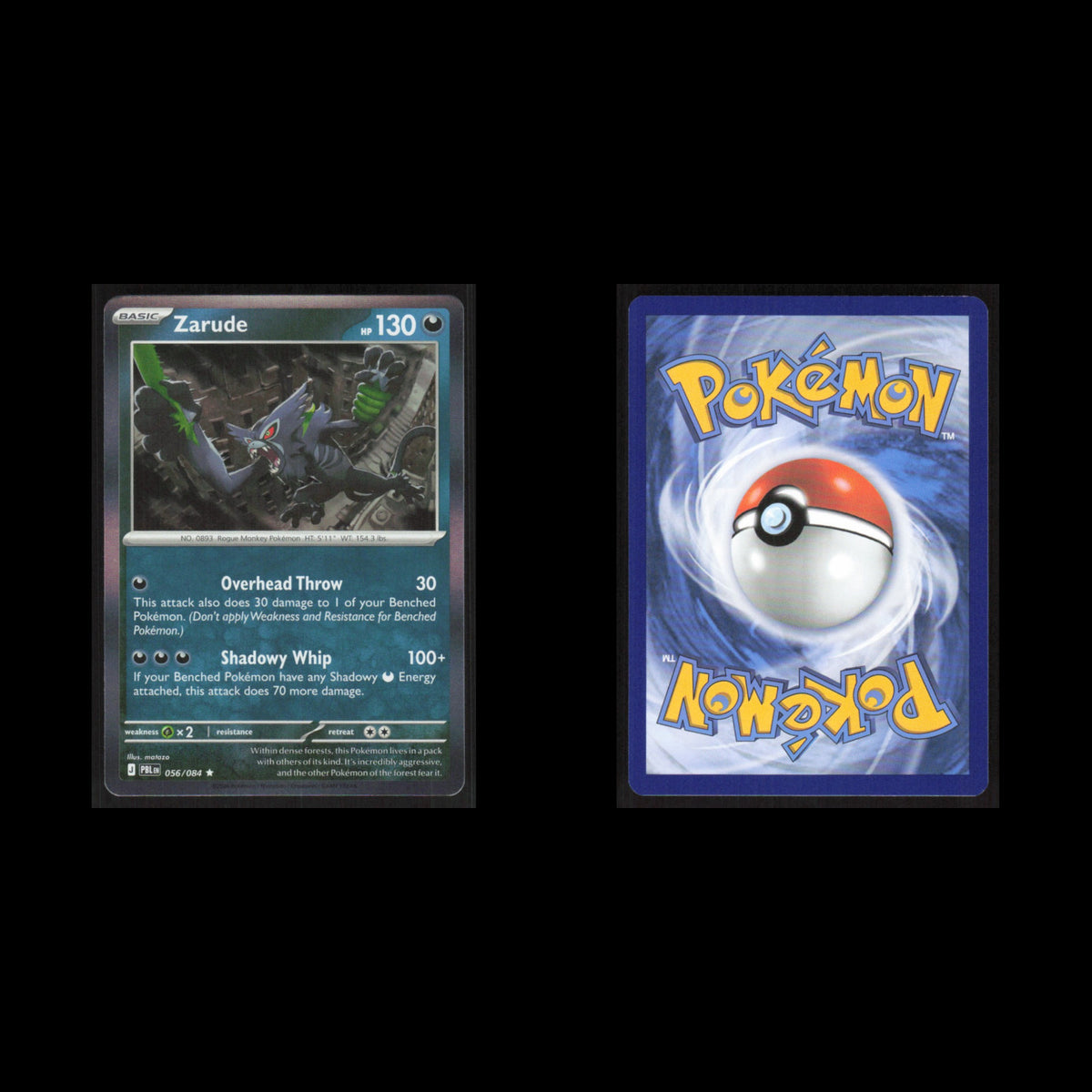 Zarude #056/084 2026 Pokemon Mega Evolutions Pitch Black  NM