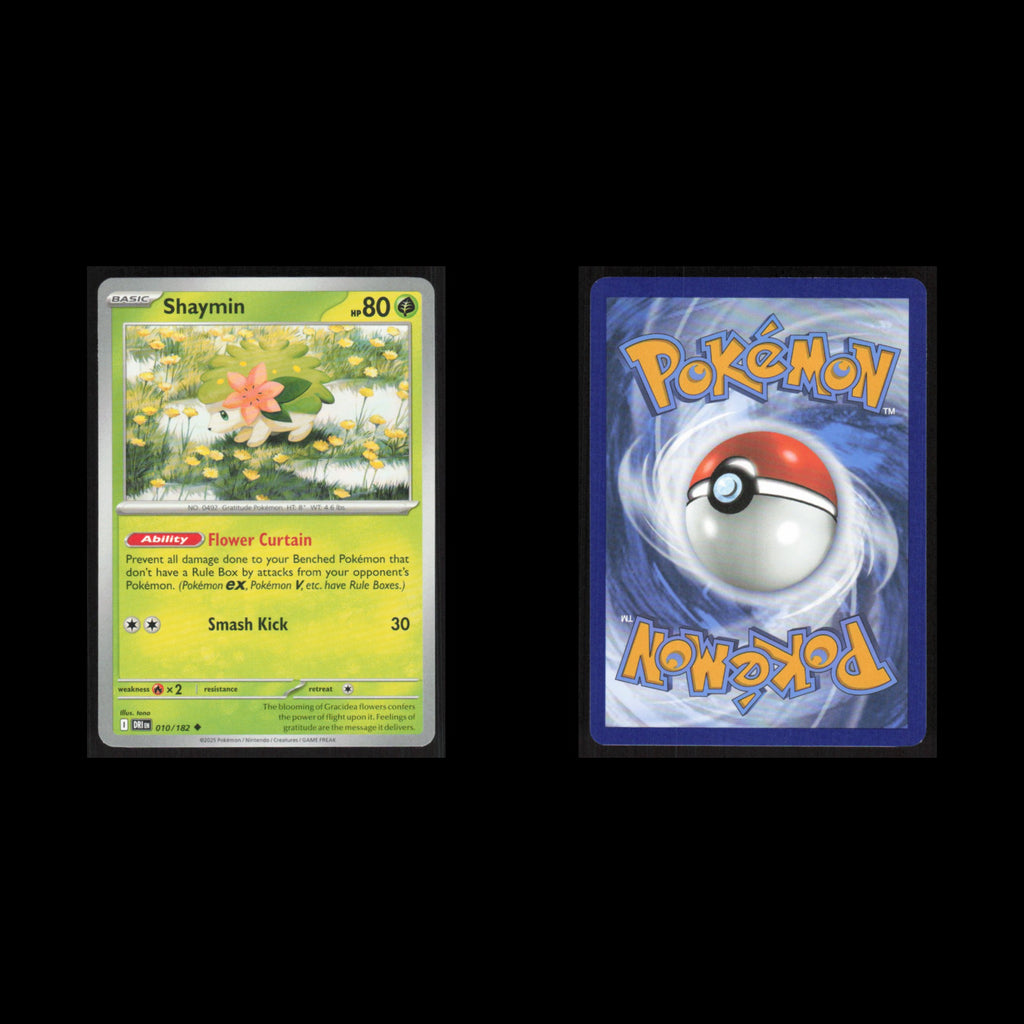 Shaymin #010/182 2025 Pokemon Destined Rivals NM
