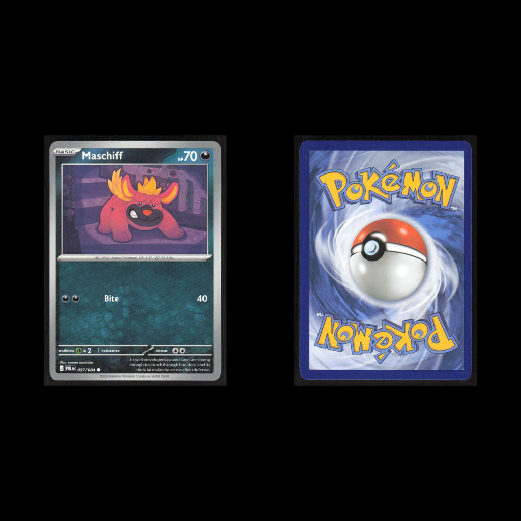 Maschiff #057/084 2026 Pokemon Mega Evolutions Pitch Black  NM