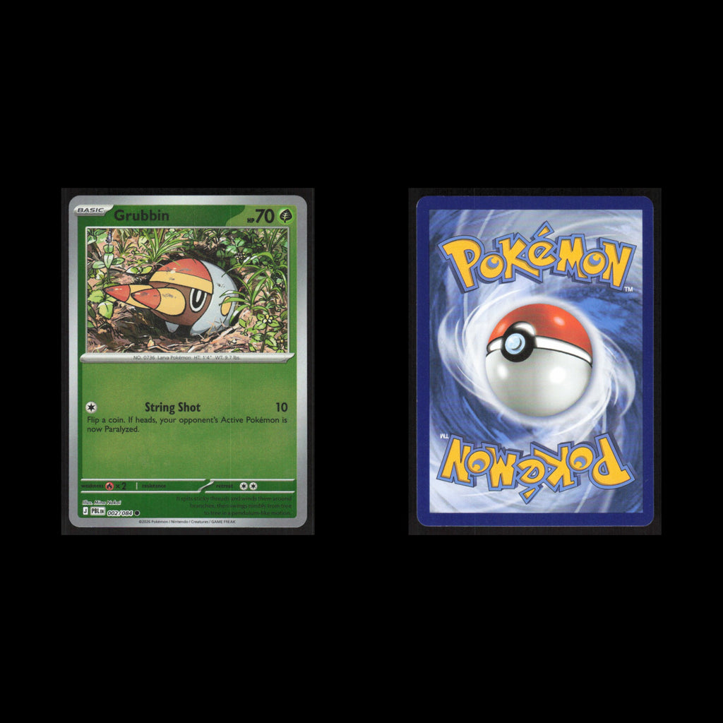 Grubbin Holo #002/084 2026  Pokemon Mega Evolutions Pitch Black NM