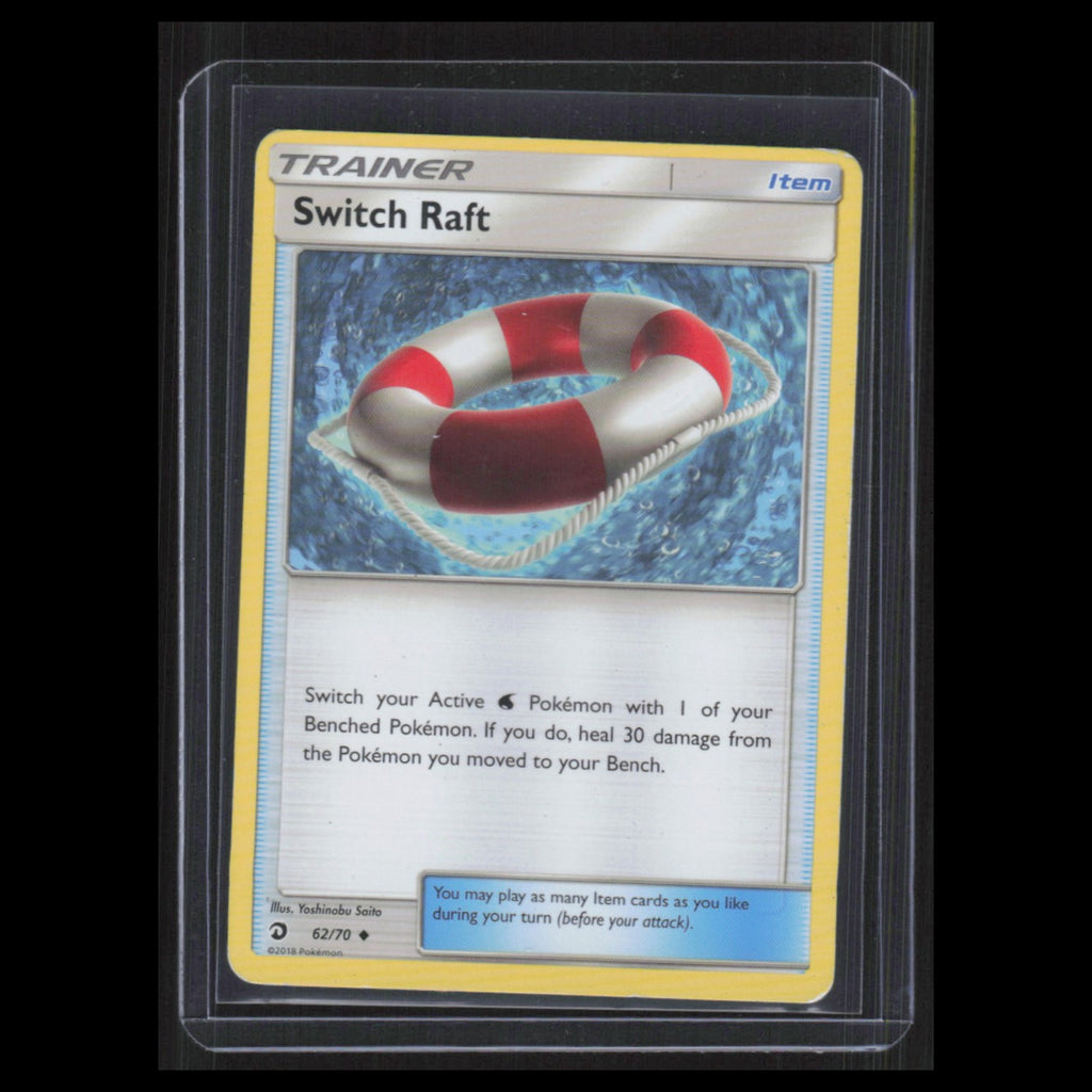 Switch Raft #62/70 2018 Pokemon Uncommon Pokemon Card NM