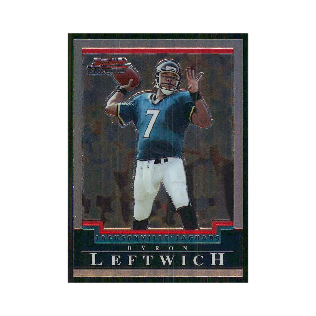 2004 Bowman Chrome Byron Leftwich Jaguars 62