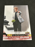 2022-23 UD Series 2 Canvas Young Guns #C224 Jakub Lauko - Boston Bruins