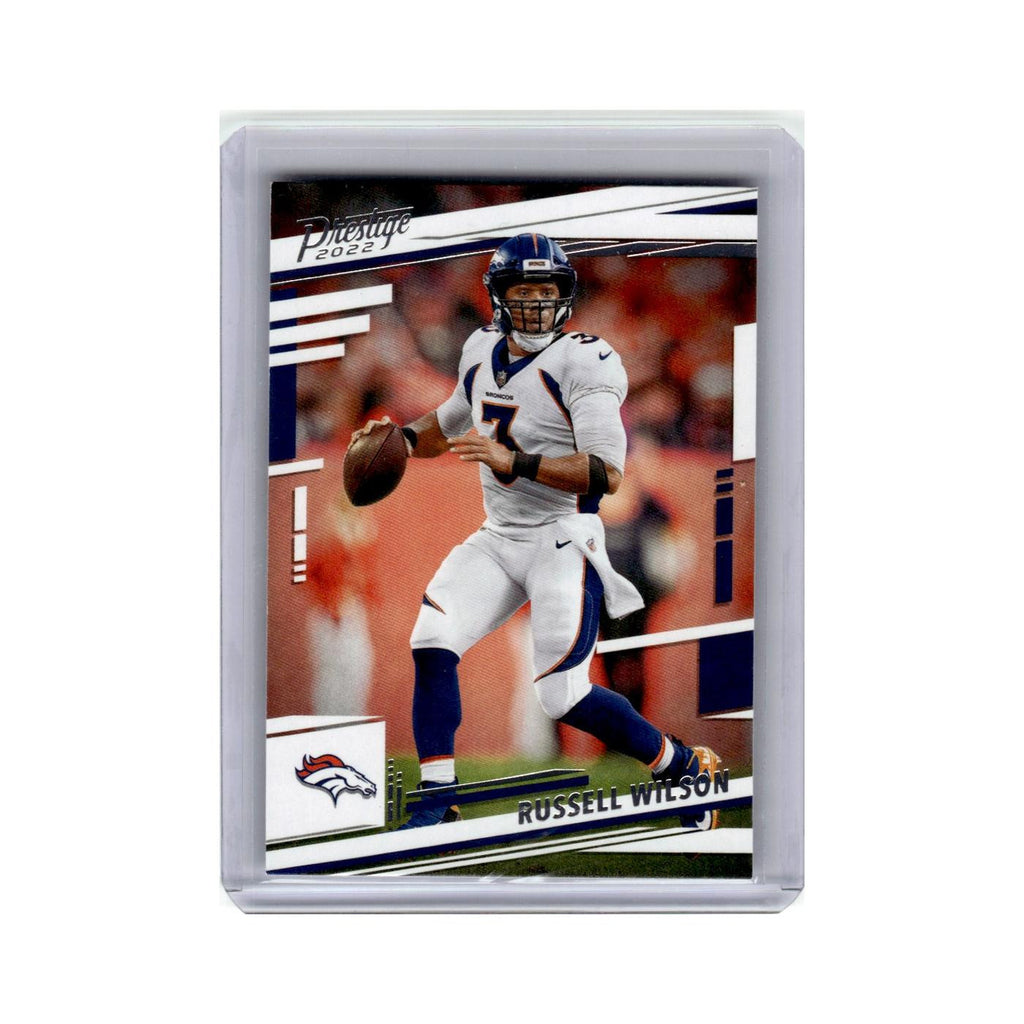 Russell Wilson 2022 Panini Prestige #254 Denver Broncos Football Card NM