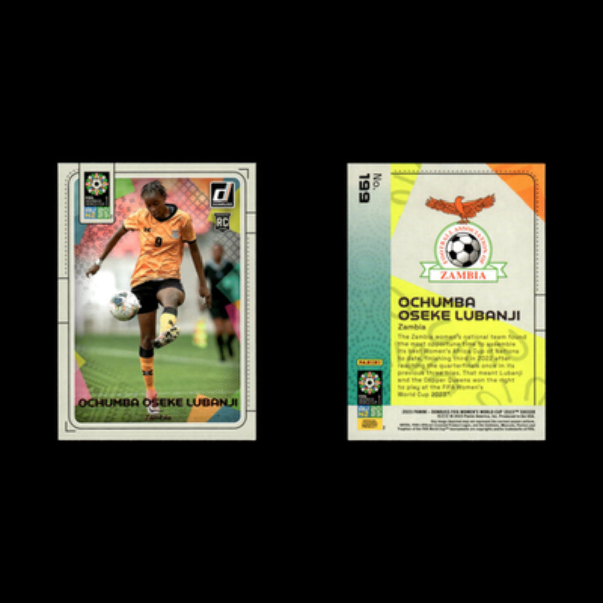 Ochumba Oseke Lubanji Rookie #199 2023 Donruss FIFA Womens World Cup Zambia Card
