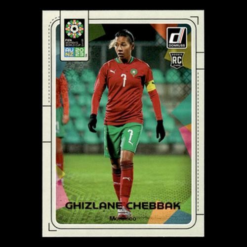 Ghizlane Chebbak Rookie #105 2023 Donruss FIFA Womens World Cup Morocco Soccer