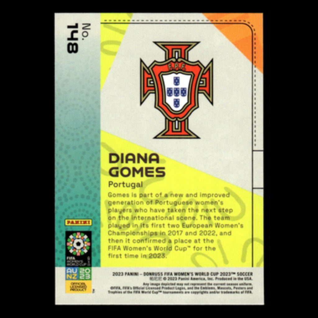 Diana Gomes Rookie #148 2023 Donruss FIFA Womens World Cup Portugal Soccer Card