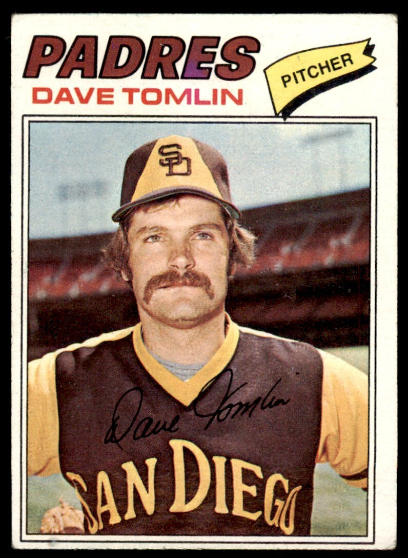 1977 TOPPS DAVE TOMLIN SAN DIEGO PADRES #241