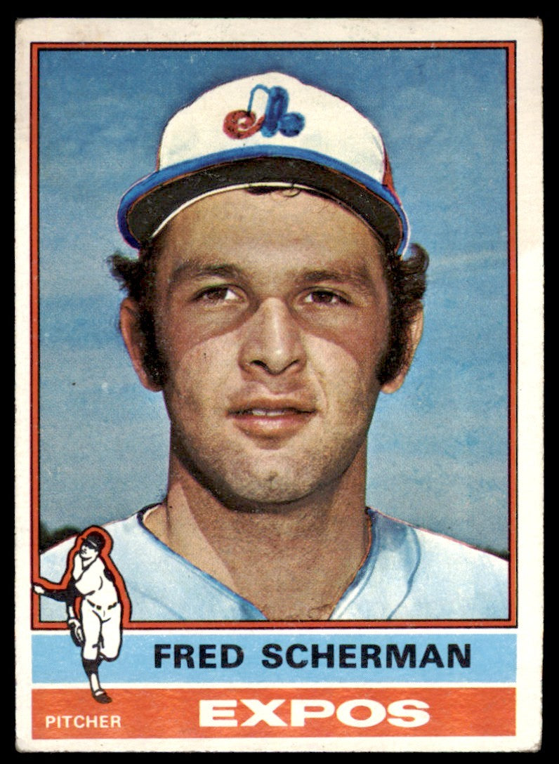 1976 TOPPS FRED SCHERMAN MONTREAL EXPOS #188