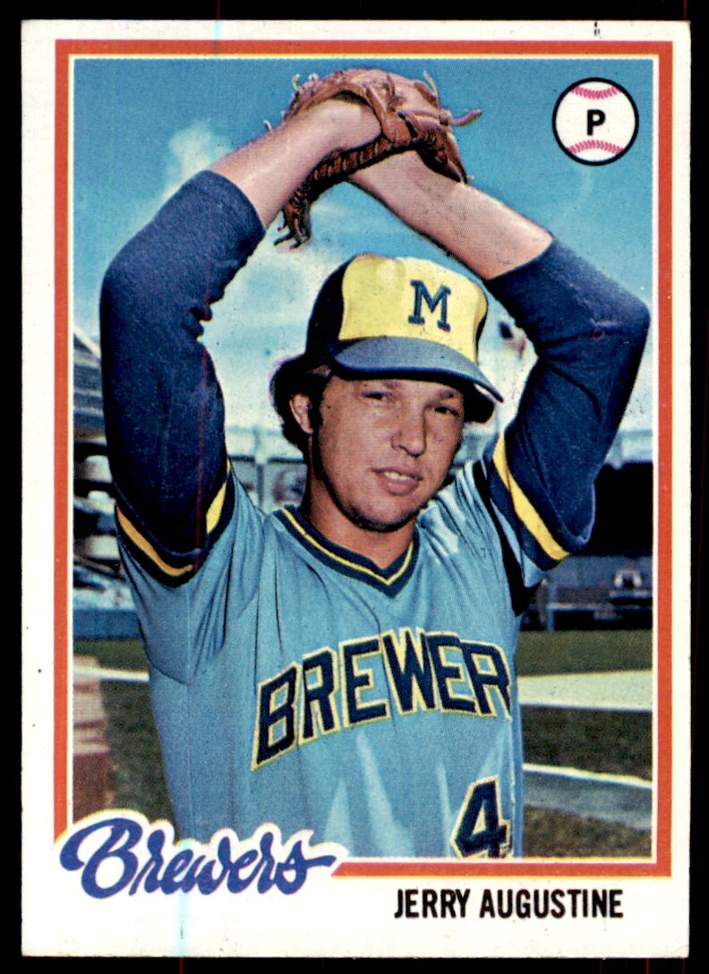 1978 TOPPS JERRY AUGUSTINE MILWAUKEE BREWERS #133