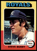 1975 TOPPS STEVE BUSBY KANSAS CITY ROYALS #120