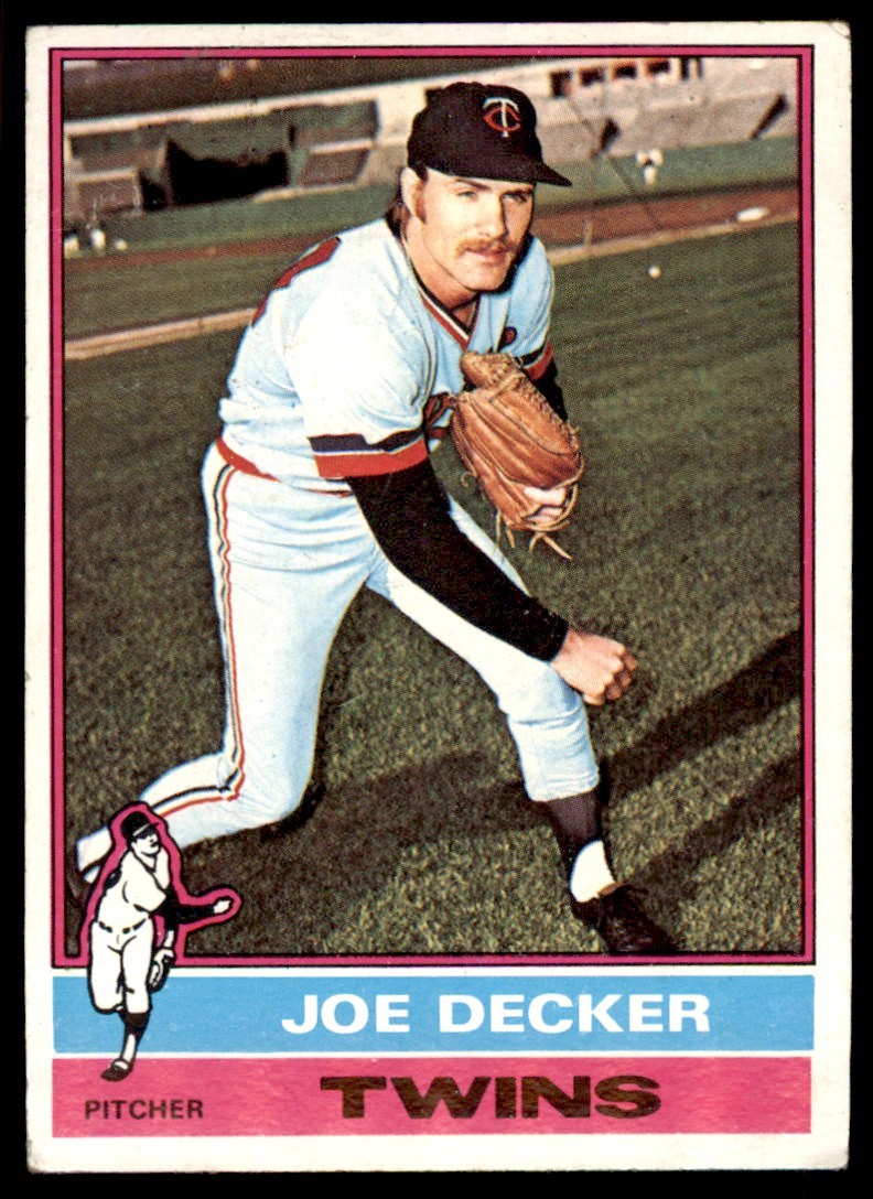1976 TOPPS JOE DECKER MINNESOTA TWINS #636