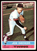 1976 TOPPS JOE DECKER MINNESOTA TWINS #636