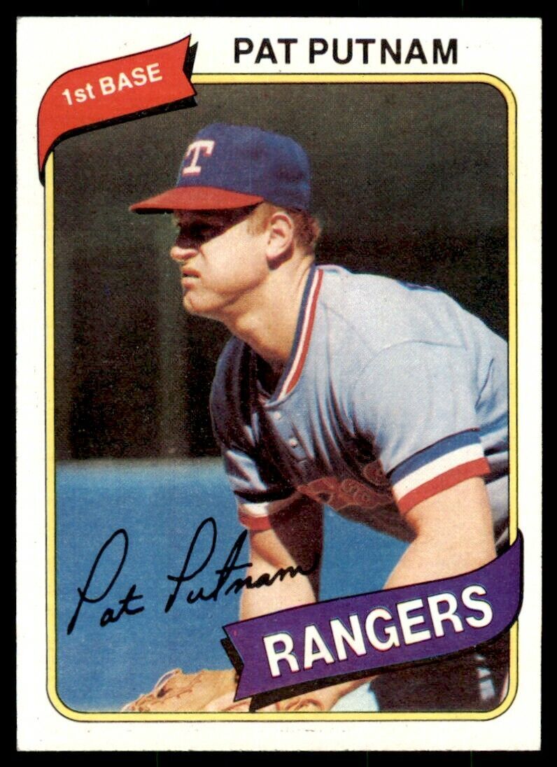 1980 TOPPS PAT PUTNAM TEXAS RANGERS #22