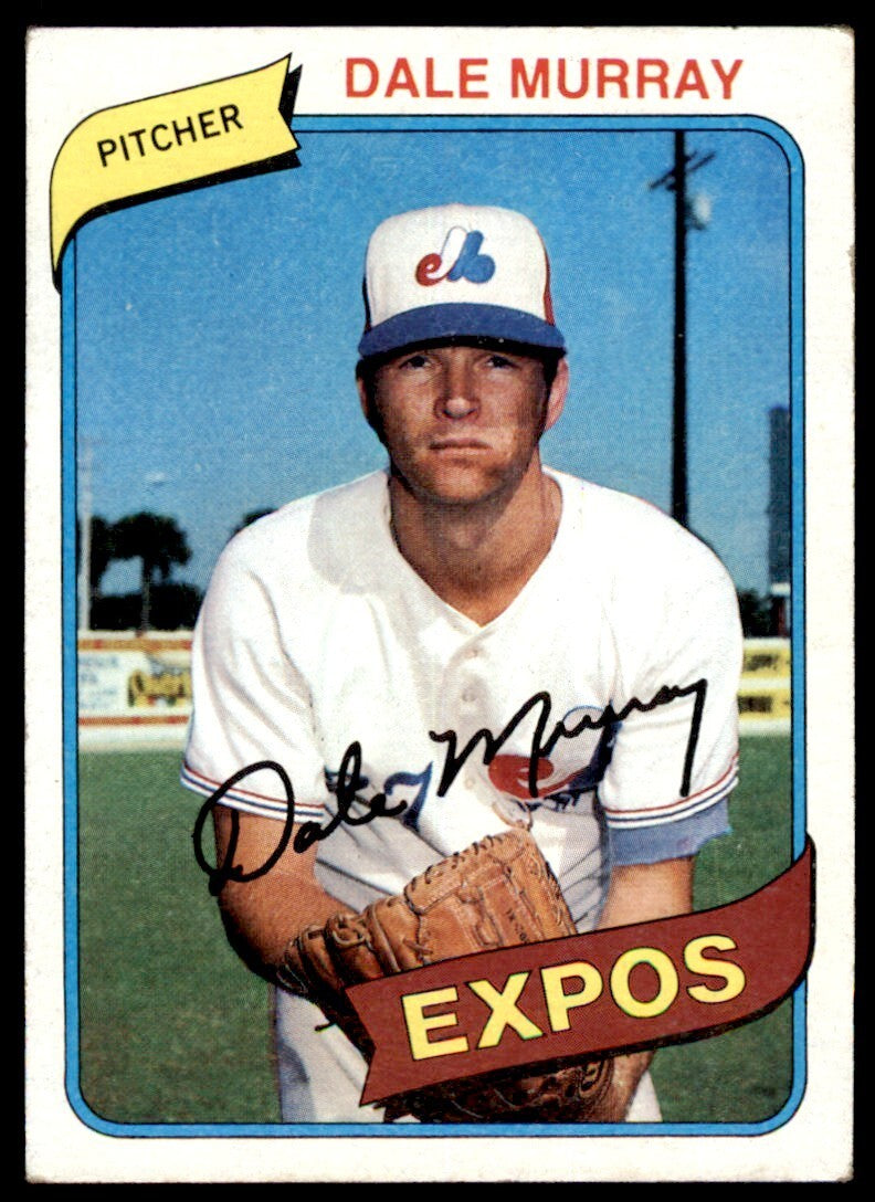 1980 TOPPS DALE MURRAY MONTREAL EXPOS #559 .
