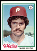 1978 TOPPS WARREN BRUSSTAR ROOKIE PHILADELPHIA PHILLIES #297
