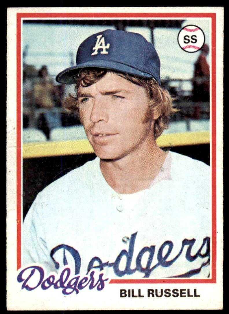 1978 TOPPS BILL RUSSELL LOS ANGELES DODGERS #128