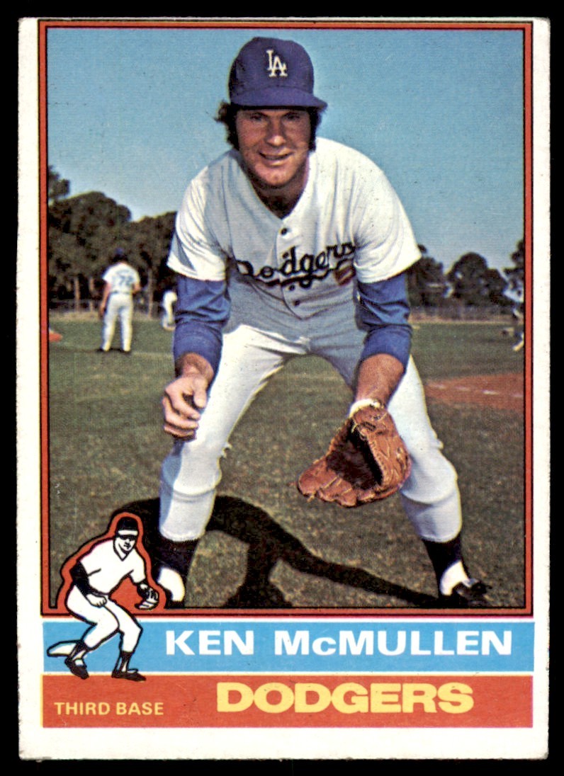 1976 TOPPS KEN MCMULLEN LOS ANGELES DODGERS #566