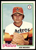 1978 TOPPS JOE NIEKRO HOUSTON ASTROS #306