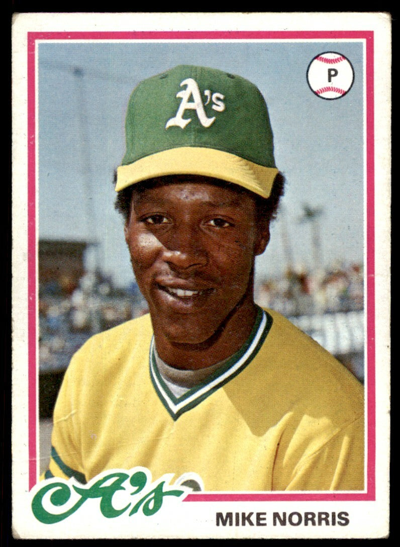 1978 TOPPS MIKE NORRIS OAKLAND ATHLETICS #434