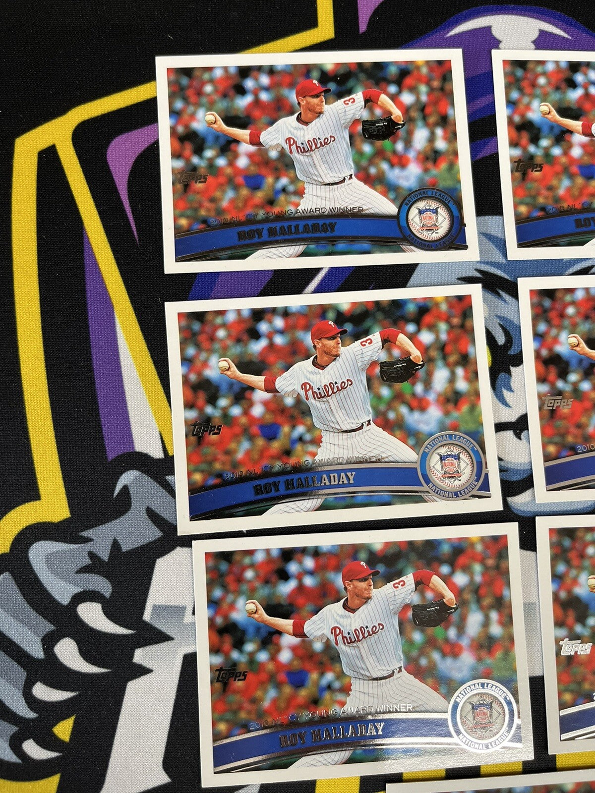 2011 Topps Roy Halladay #146 Philadelphia Phillies Lot Of 7 NM+