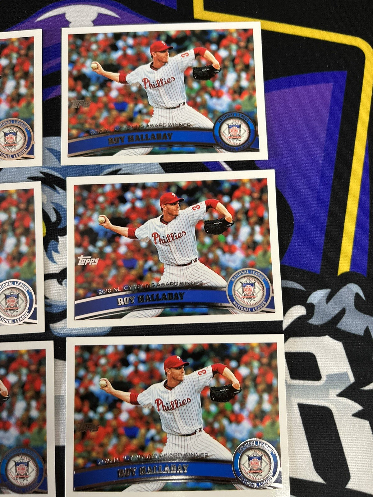 2011 Topps Roy Halladay #146 Philadelphia Phillies Lot Of 7 NM+