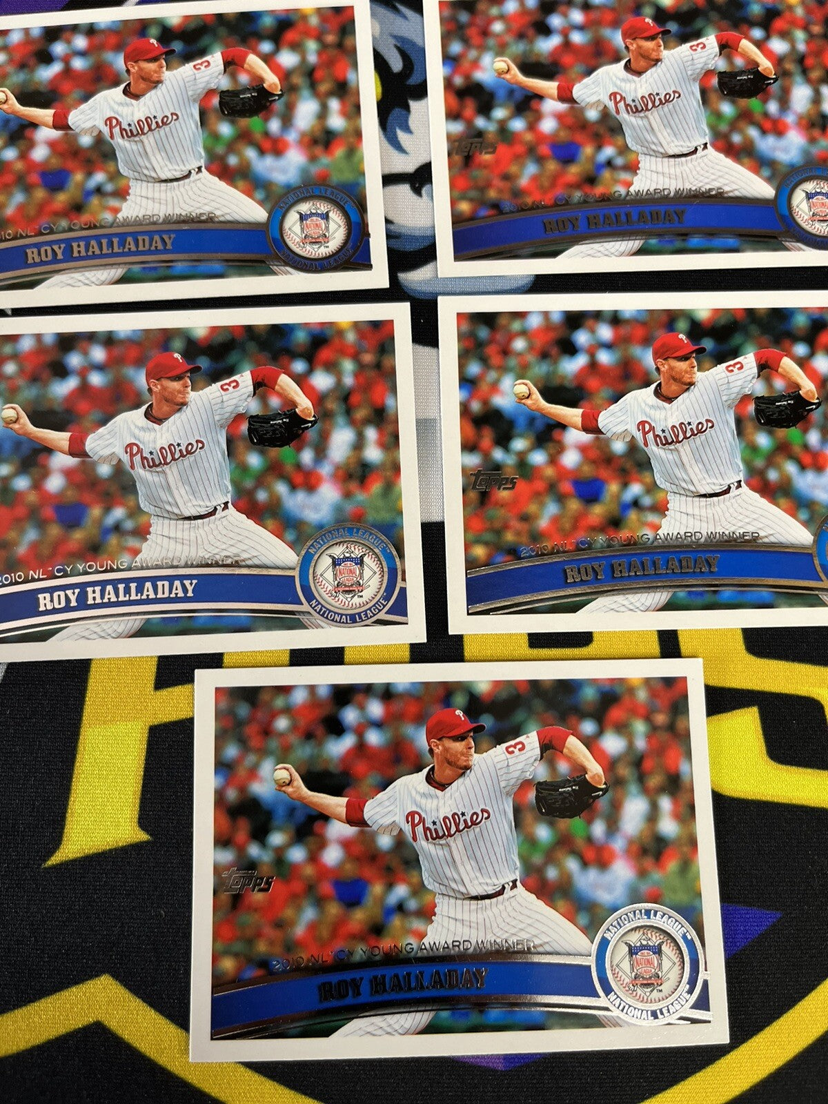 2011 Topps Roy Halladay #146 Philadelphia Phillies Lot Of 7 NM+
