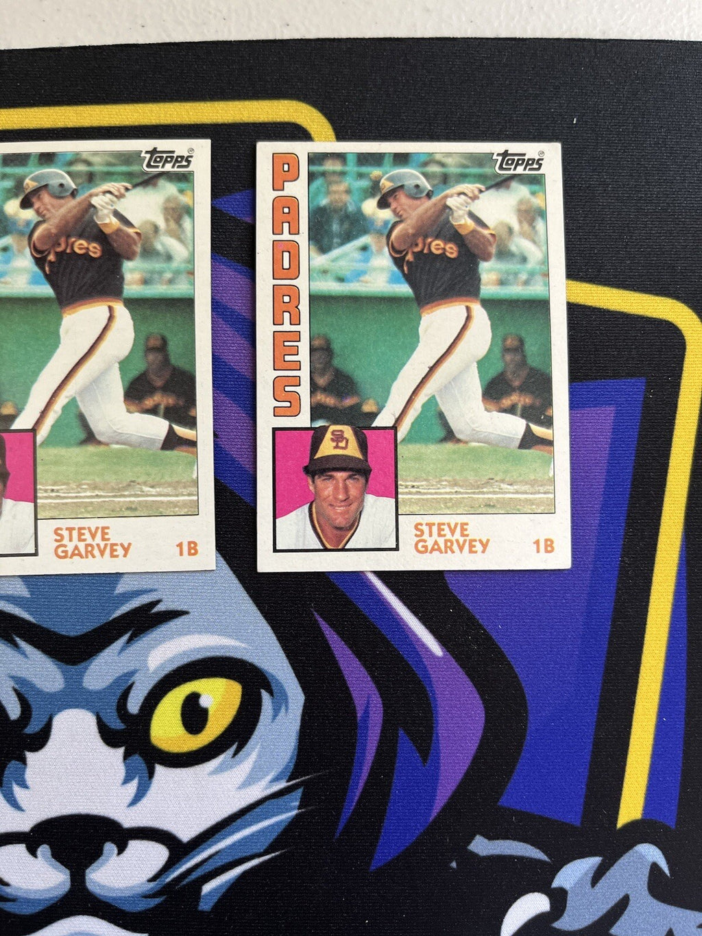 1984 Topps Steve Garvey Padres Lot Of 3
