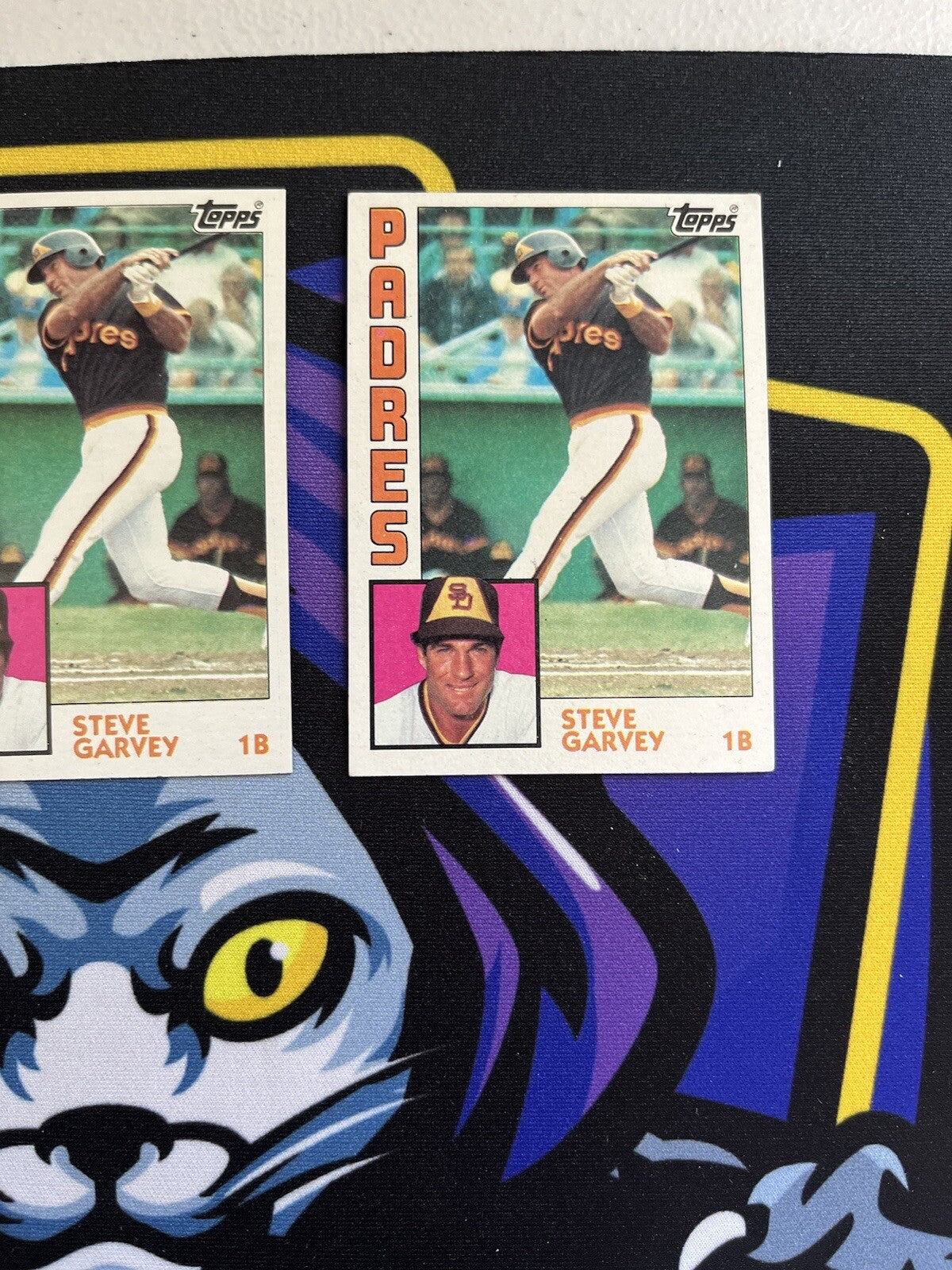 1984 Topps Steve Garvey Padres Lot Of 3