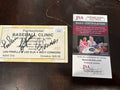 Lou Piniella Signed Ticket  Autograph 8x10 Photo JSA