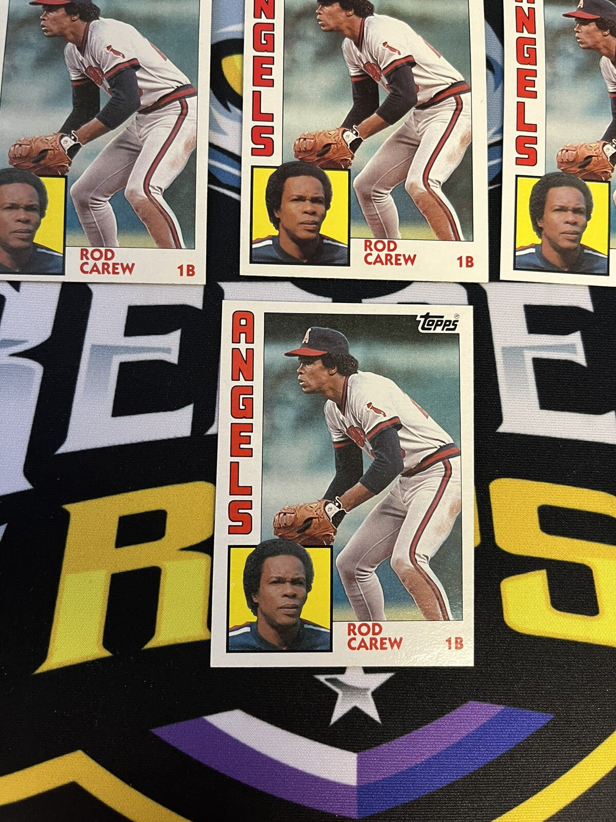 1984 Topps Rod Carew Angels Lot Of  7