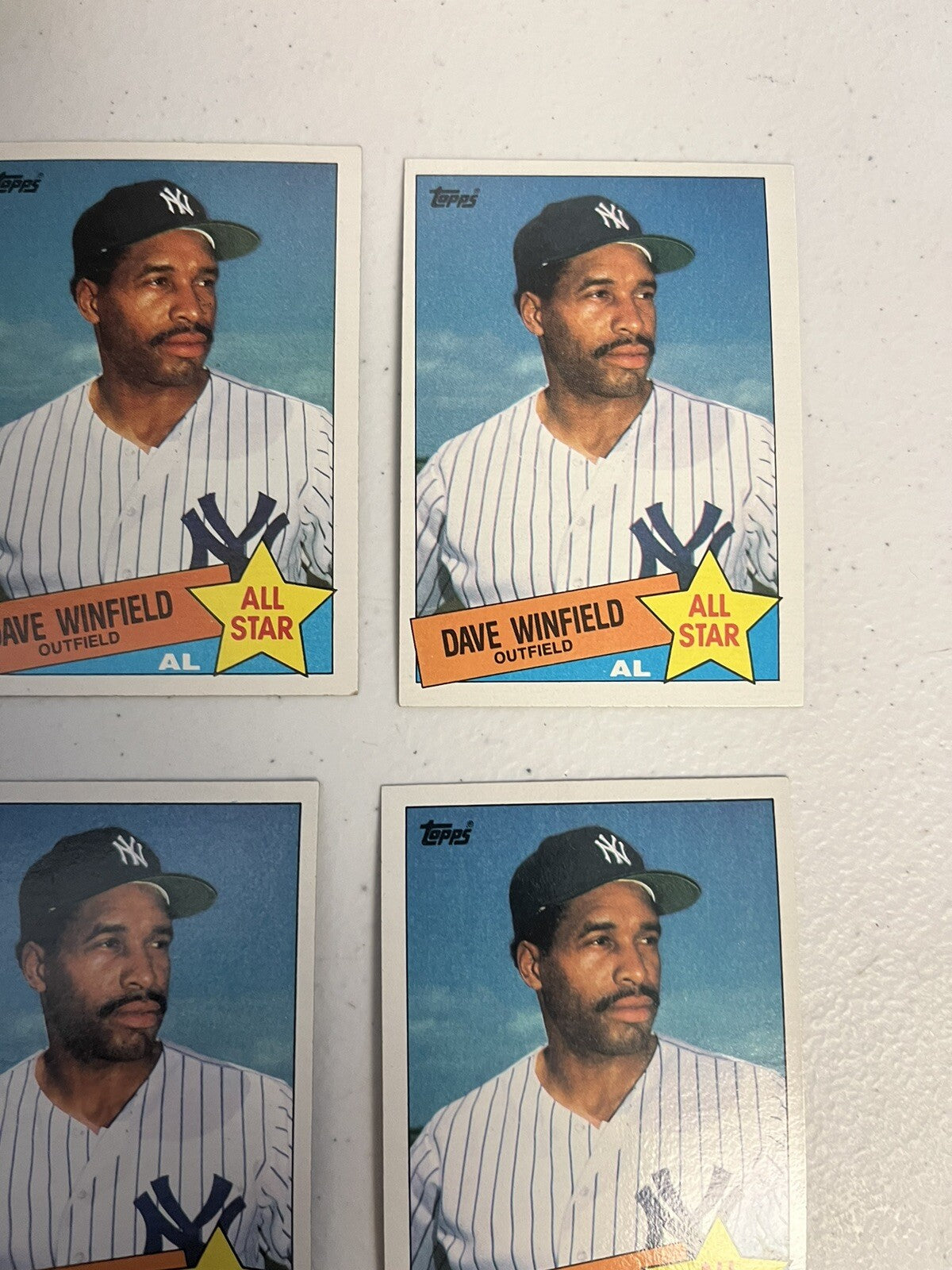 (8) 1985 Topps Dave Winfield Base And AL All-Star Cards New York Yankees NM-MT+