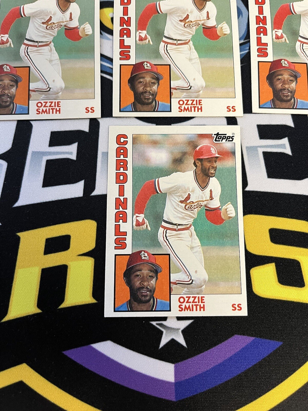 1984 Topps Ozzie Smith Cardinals Lot Of 7