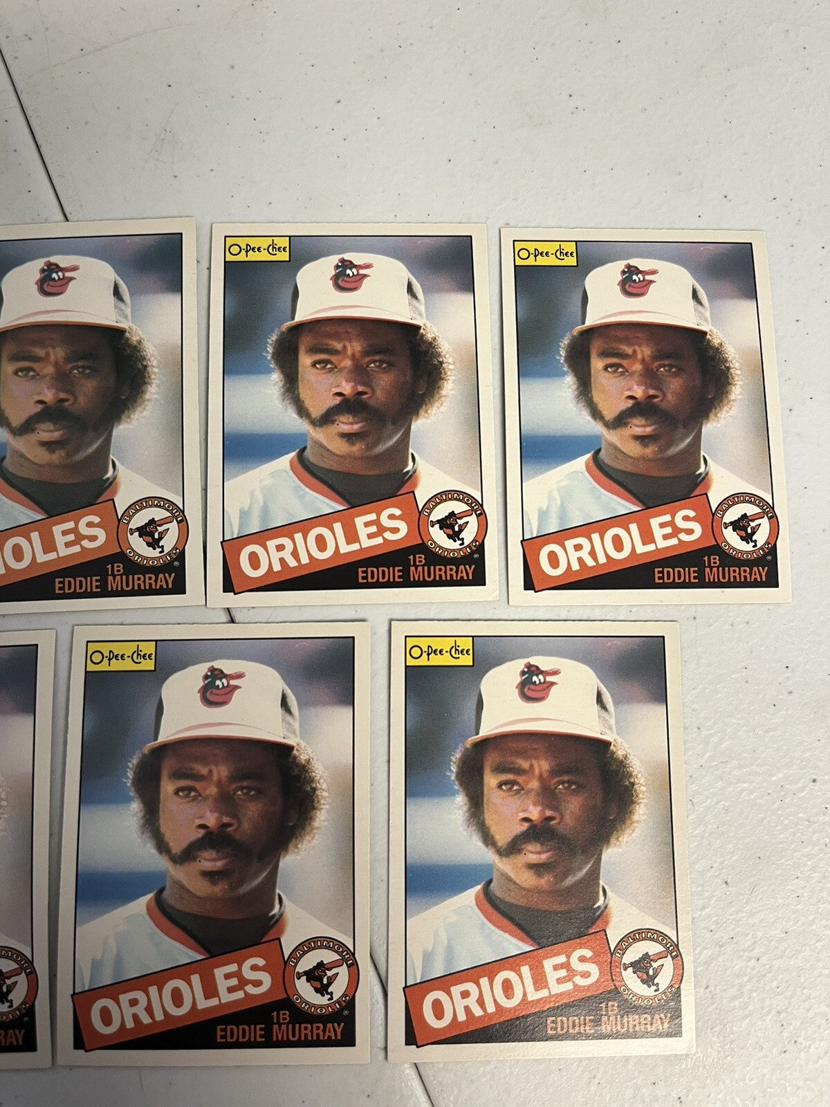 1985 OPC O-Pee-Chee Baseball Eddie Murray Lot Of 7 Cards