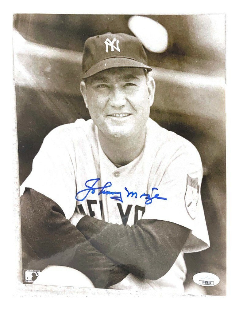 Johnny Mize New York Yankees Signed 8x10 Photo Autographed AUTO JSA COA