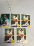 1985 Topps Steve Garvey Base + Record Breaker 5 Card Lot NM/MT