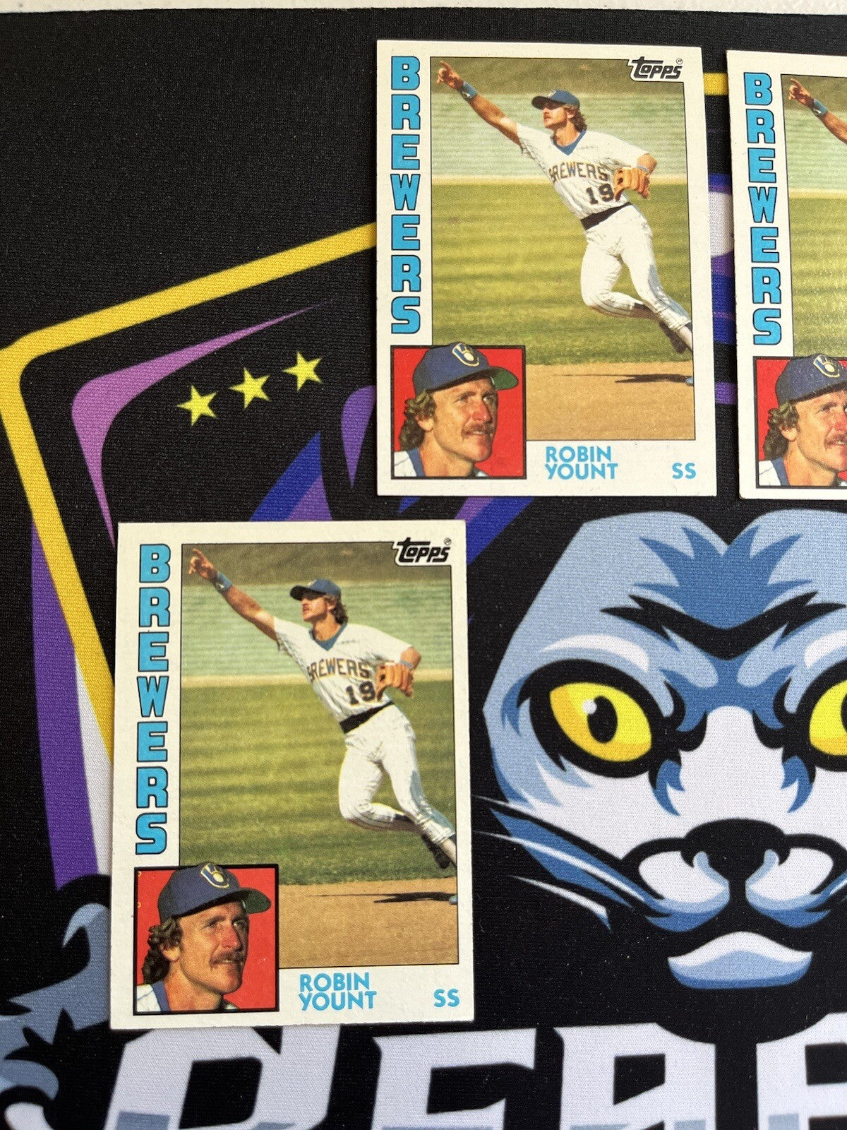 1984 Topps Robin Yount Lot Of 4