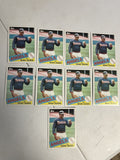 1985 Topps Baseball Reggie Jackson Lot Of 9 Cards