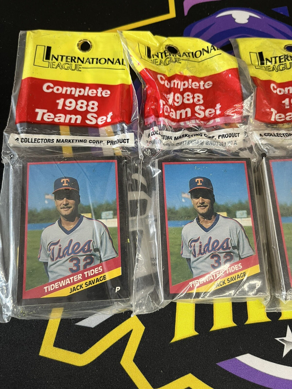 1988 Tidewater Tides Mets Minor League 4 Sealed Sets of 26 - Gregg Jefferies